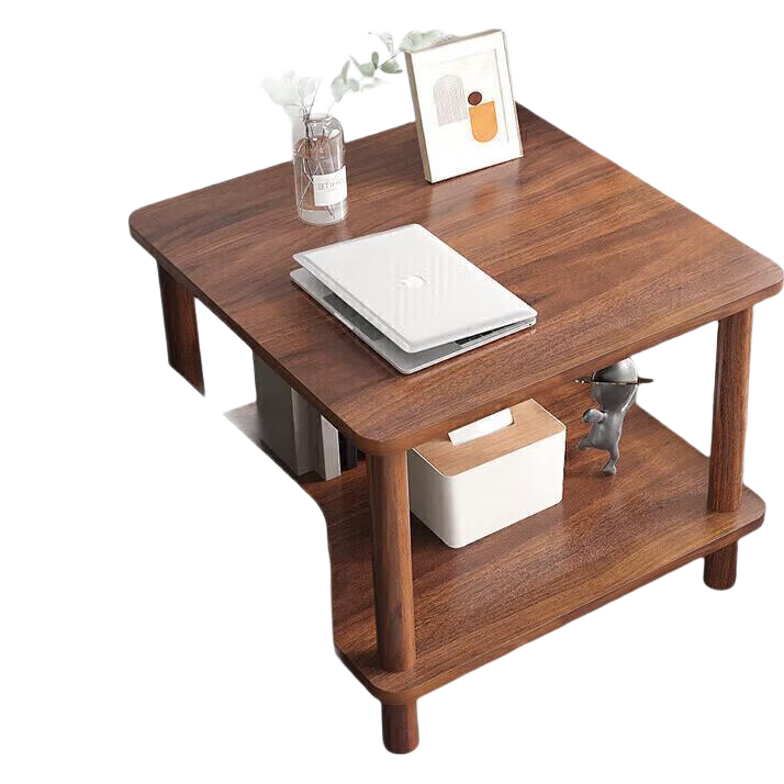 Gupujia Coffee Table, Living Room Sofa Side Table, Simple Small Tea Table, Compact Bedroom Square Table, Movable Bedside Table