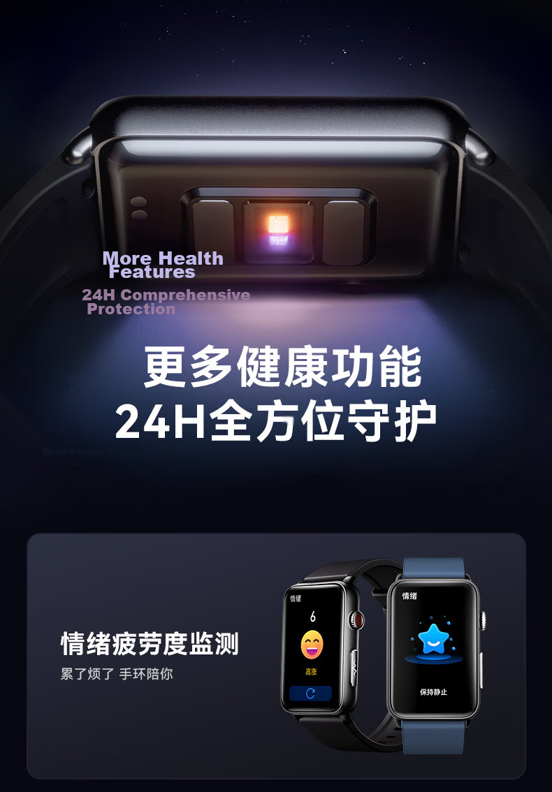 Dido Blood Pressure Wristband Health Monitor Blood Glucose ECG Uric Acid Meter Bluetooth Call for Men and Women Home Use 20