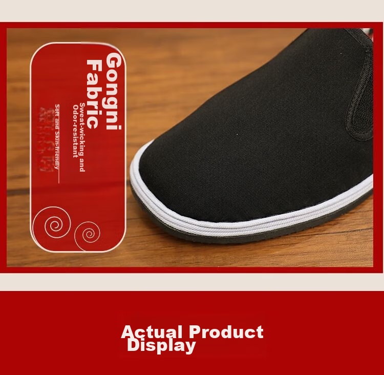 Shuangxing Bate Old Beijing Cloth Shoes Men Tire Sole Labor Protection Slip-On Work Shoes SX10 Black Four Seasons Size 41 6