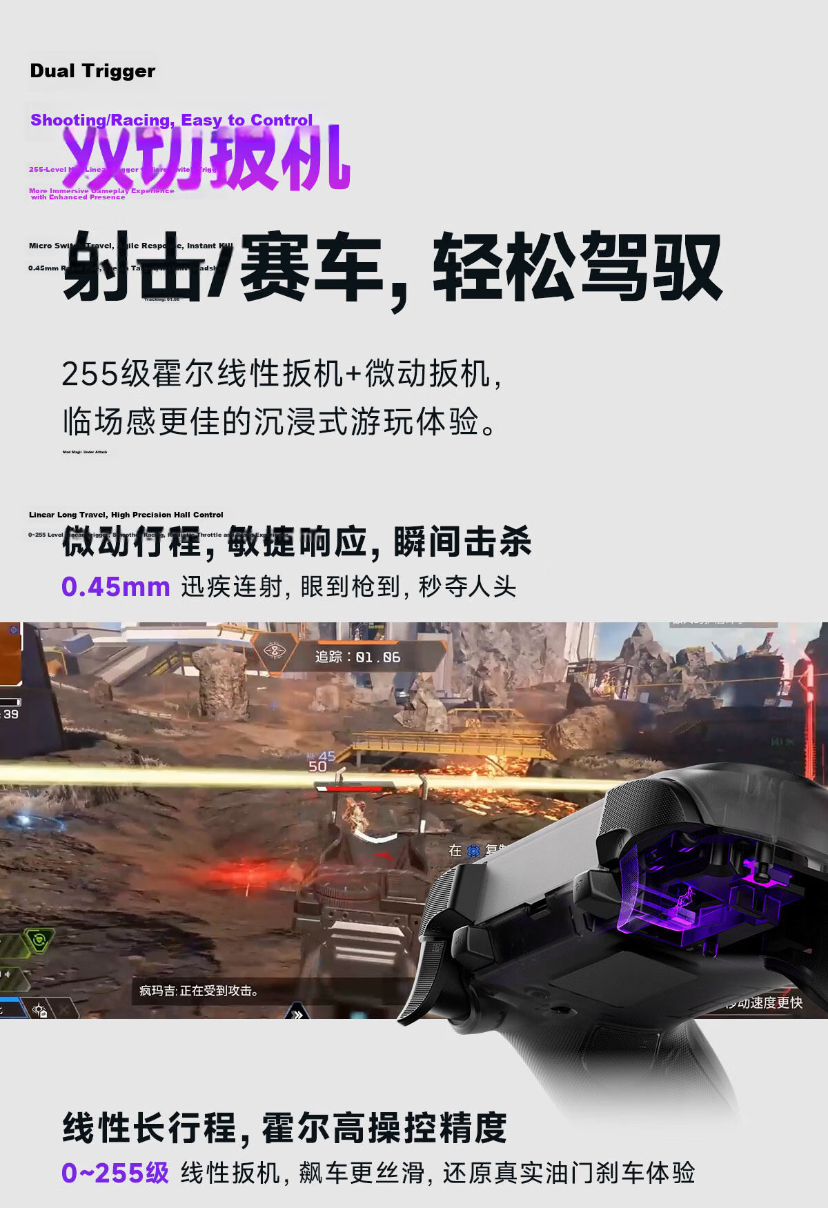 Dynamic Fingertip Wireless Controller Joystick Cap Rubber Anti-Slip Curved Surface Set No.2 Curved Groove Easy for Beginners Rubber Particles Essential Gaming Controller Accessory 21