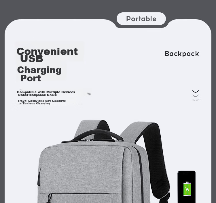 Right Away Men's Laptop Backpack 16-inch Business Travel Lightweight Commuter Bag 6