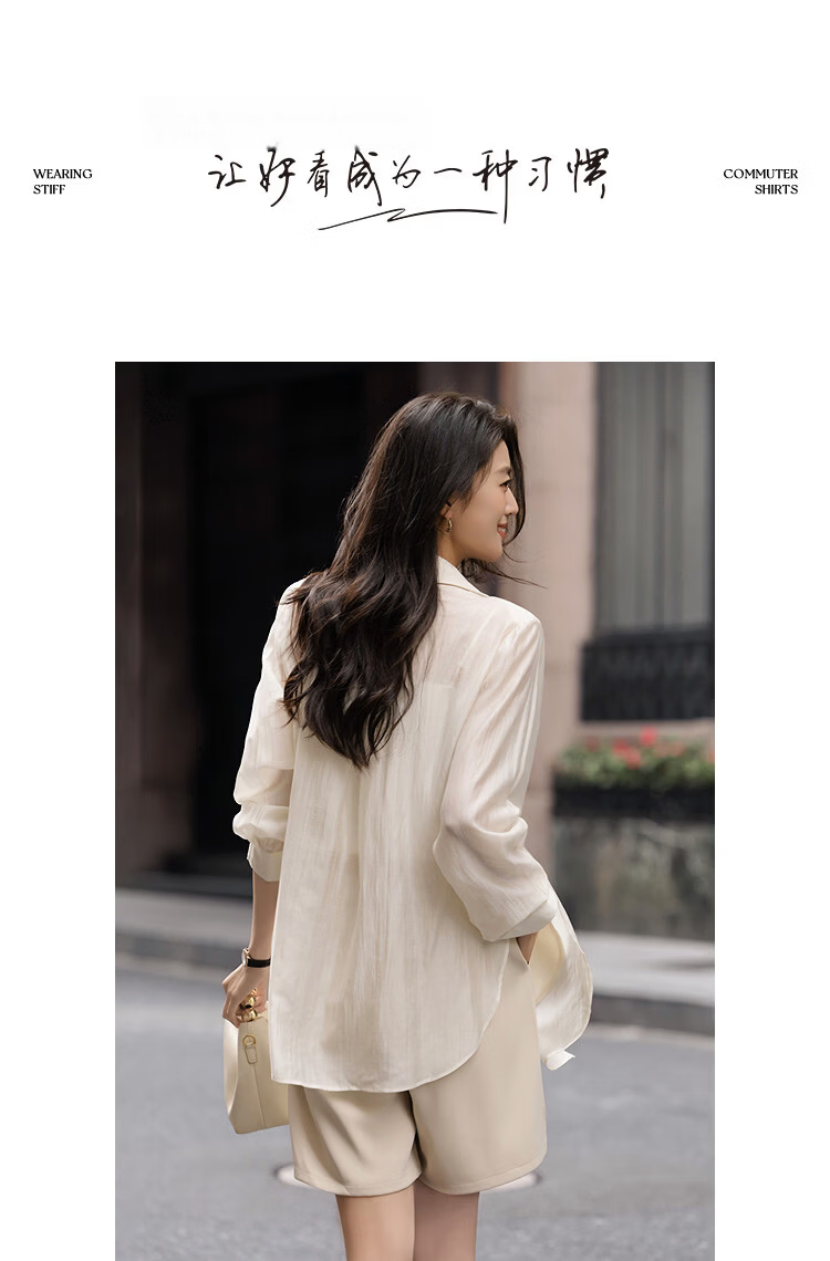 Demana [Smooth Lyocell] Spring Elegant Notched Lapel Loose Irregular Hem Petite Women's Blazer Jacket 10