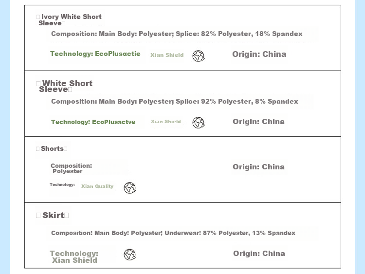 YONEX Badminton Apparel Color-Changing Short Sleeve T-Shirt and Shorts Set 1100426BCR Ivory White L 3