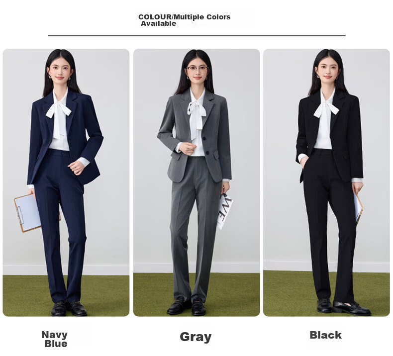 Chaoxu White Long Sleeve Bow Tie Shirt Women's Professional Slim Fit Elegant Casual Blouse 4