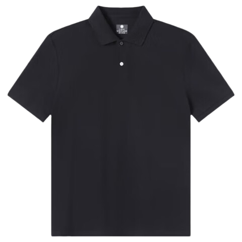 JD Original [Stain-Free Sweat] Men's Polo Shirt, Short-Sleeve T-Shirt, Spring Clothing, Men's Top, Navy Blue, Size L