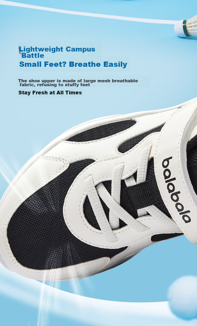 BALABALA Children's Shoes, Boys And Girls Sports Shoes, Breathable Mesh Shoes, Autumn 2024, Lightweight Footwear, 208324140206 7