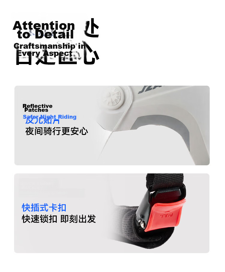JD Jingzao Electric Vehicle Helmet 3C New National Standard Class A Certified White Warning Light Unisex One Size City Light Electric Motorcycle Bicycle Scooter Lightweight 13