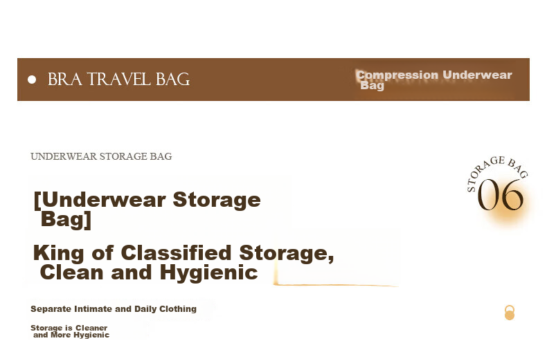 Baicaoyuan Travel Storage Bags Luggage Organizer Underwear Clothes Packing Bags for Travel Business Trip M Size 2 Pieces 39