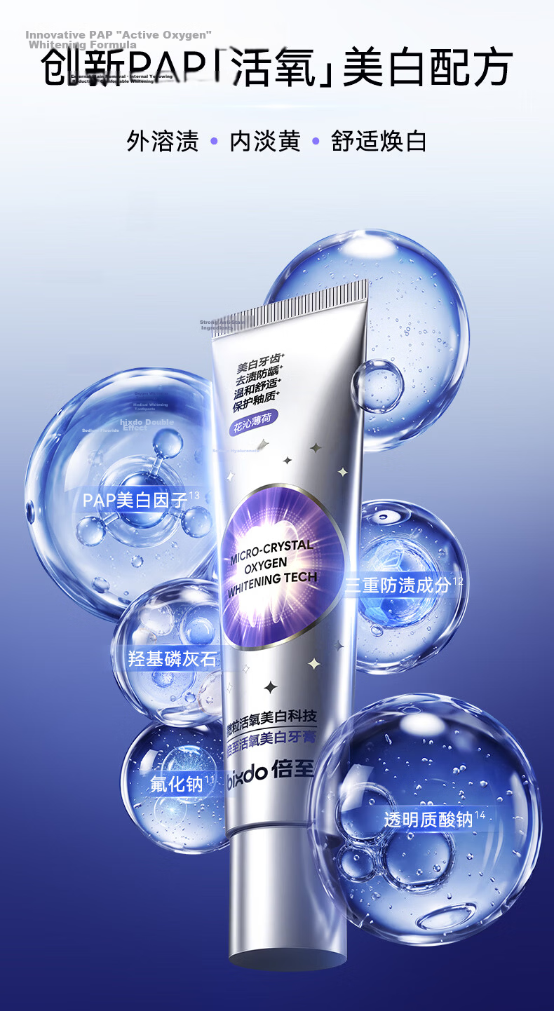 Bixdo Whitening Electric Toothbrush Blue Light Air Professional Blue Light Reverse 10 Years Yellowing Adult Couple Birthday Gift for Men Women Mother's Father's Day 20