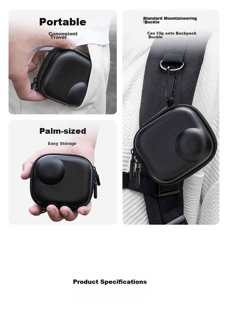 Pisen DJI Osmo NANO Storage Bag Portable Handheld Case Protective Waterproof Shockproof Lemon Yellow 7