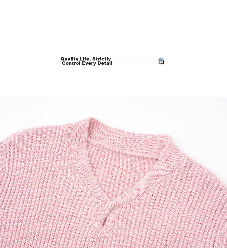Demana Women's Winter Soft Fluffy Knit Sweater with Rabbit and Sheep Wool, V-Neck Sequin Pullover 7