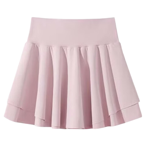 Baleno Tennis Skirt Women's Sports Skirt 2026 Summer New Cool Breathable High Waist A-Line Anti-Exposure Sun Protection Skirt K