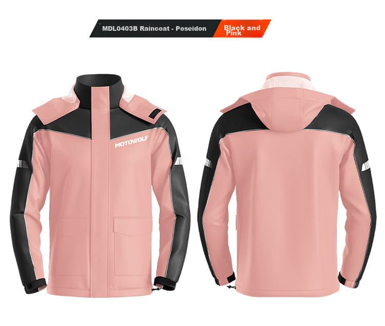 MOTOWOLF Ultra-Thin Split Motorcycle Raincoat and Pants Outdoor Riding Rain Gear for Delivery Riders and Electric Bikes Waterproof Rain Suit 24