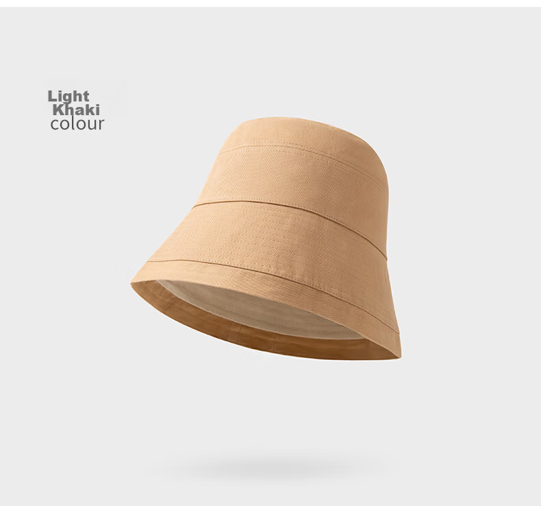 QUEEN.EASY Women's Fisherman Hat Sun Protection Summer Outdoor Beach Compact Versatile Face-Shielding Bucket Hat Sun Hat 19