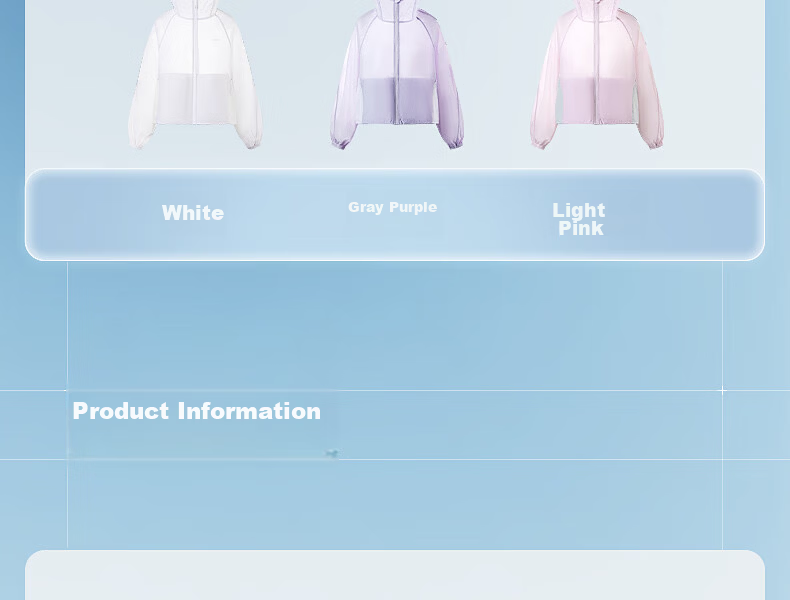 Meilicheng Unisex Loose Slimming Casual Versatile Classic Puff Sunscreen Jacket M651WFS021 32