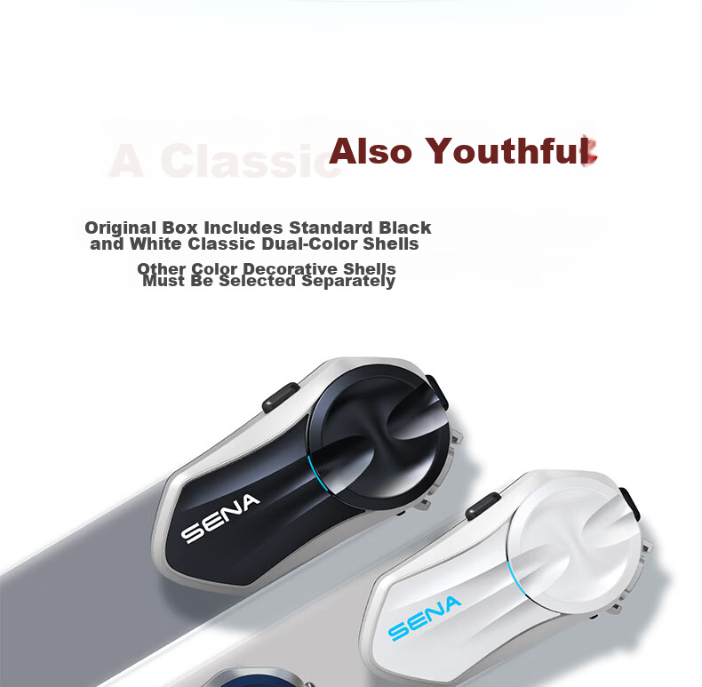 SENA C30 Motorcycle Helmet Bluetooth Headset Built-in HD Unit for Riding 36