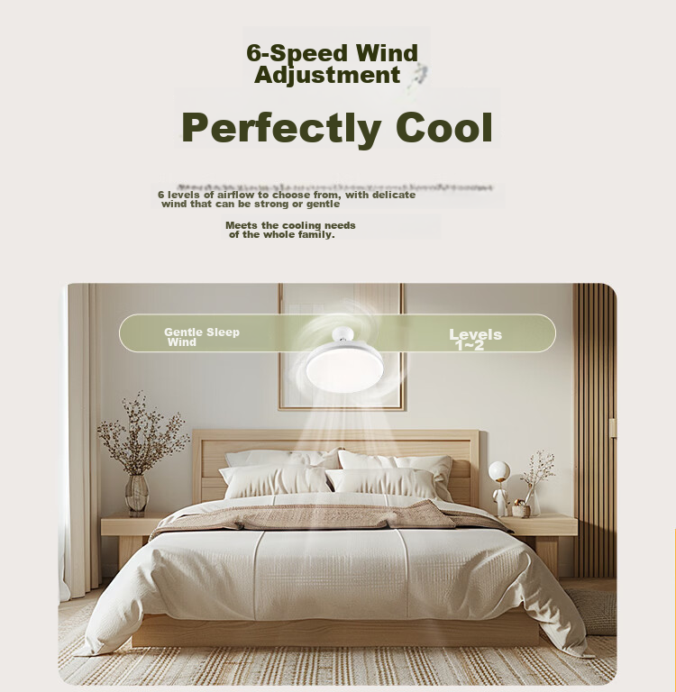 BULL Fan Light GF06ET Mijia Smart Remote Control Full Spectrum Stepless Dimming 36-inch 48W Dining Bedroom Living Room Lamp 13