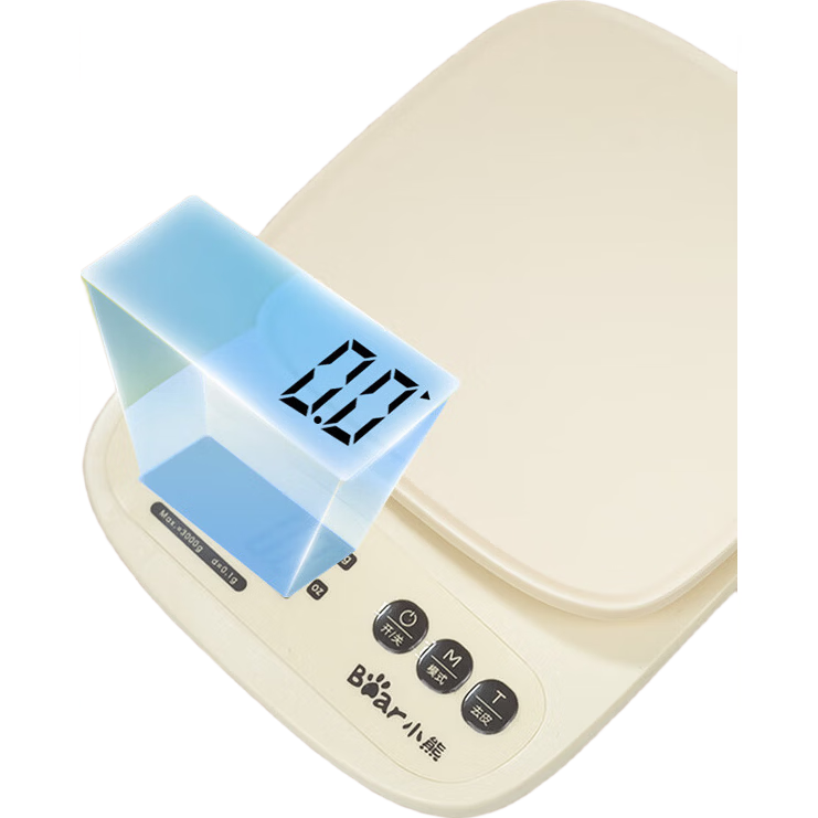Bear Electronic Kitchen Scale Household Baking Scale Small Precision Scale 0.1g/3kg with Battery Included