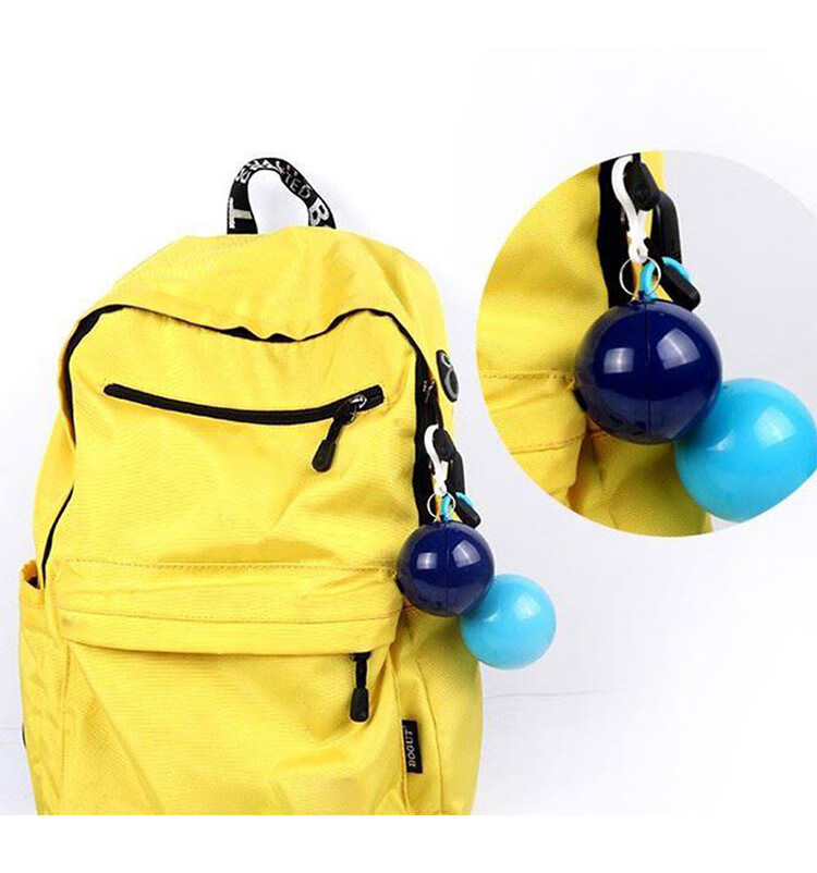Lewang Outdoor Camping Raincoat, Pack of 3, Portable Outdoor Raincoat Ball, Disposable Raincoat with Keychain, Emergency Raincoat 13