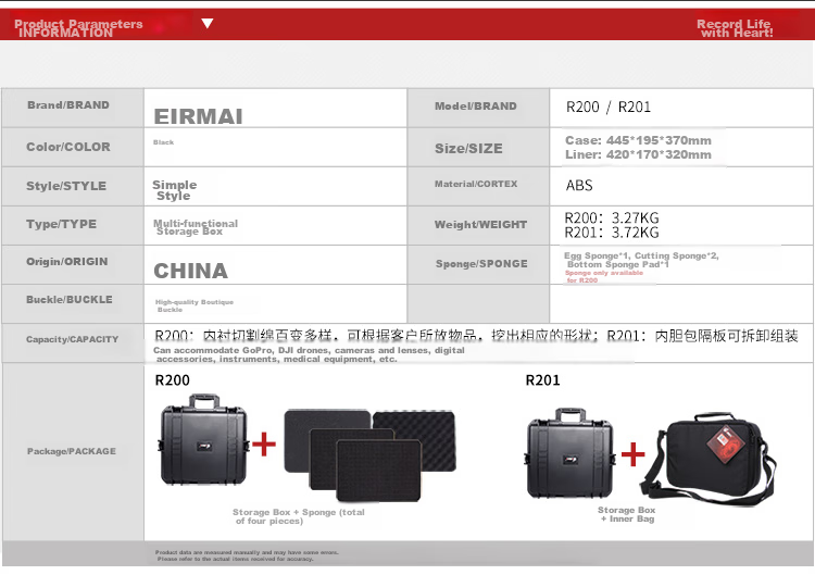 EIRMAI R201 Compatible with DJI AIR3/3S And Mavic 3 Pro Camera Safety Case, Multifunctional Storage Accessory Bag, Drone Handheld Case, Shoulder Bag, Sand Color 3