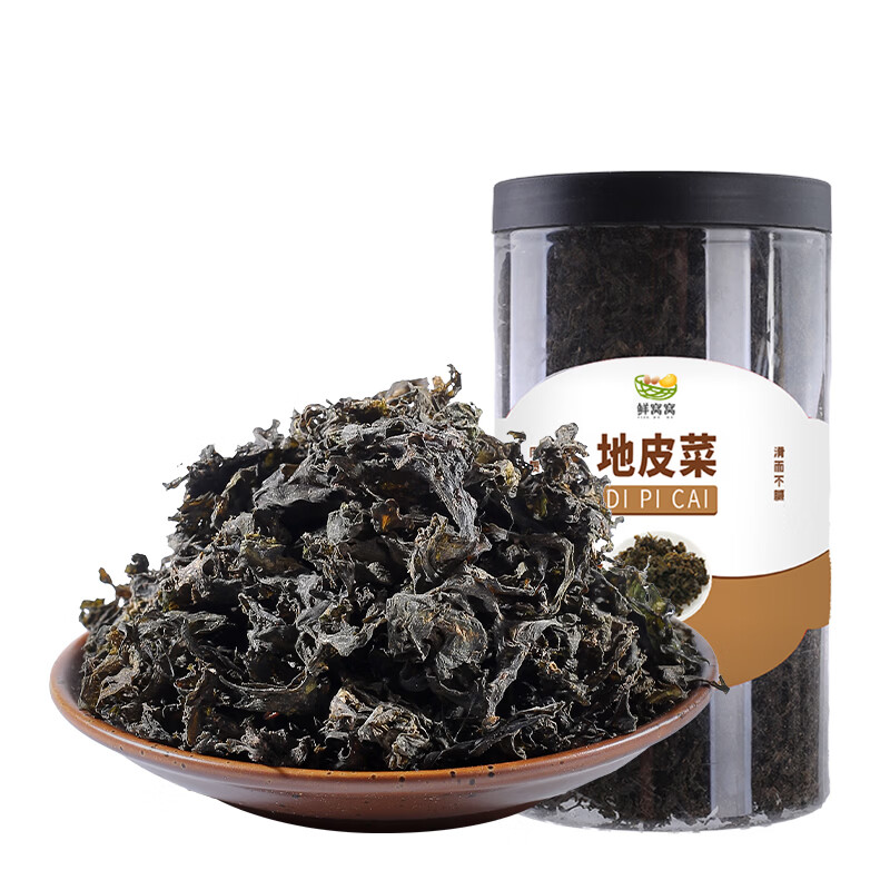 鲜窝窝 地皮菜108g 地木耳干货地软 地达菜地衣山野菜 包子饺子馅