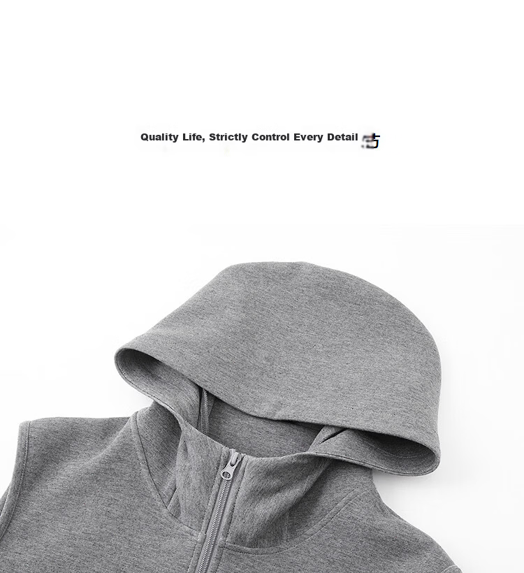 Demana Long-termism Spring Vintage Style Hooded Sleeveless Loose Slimming Concealing Petite Jacket for Women High-end Feel 13