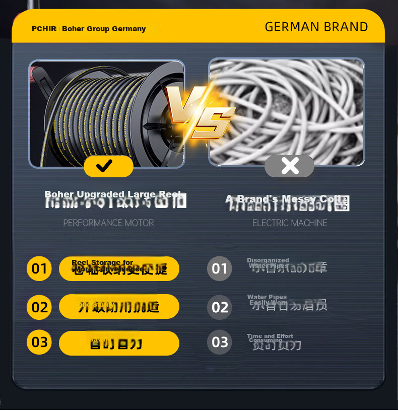 POHIR Commercial Car Washer High-Pressure Cleaning Machine 220V Floor Washer Car Brush Pump High-Pressure Water Gun Pump Taishan T1 12