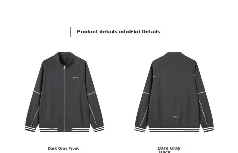 TonLion 2026 Spring New Couple Jackets Unisex Stand Collar Simple Commuter Style Unique Design Casual Loose Fit 17
