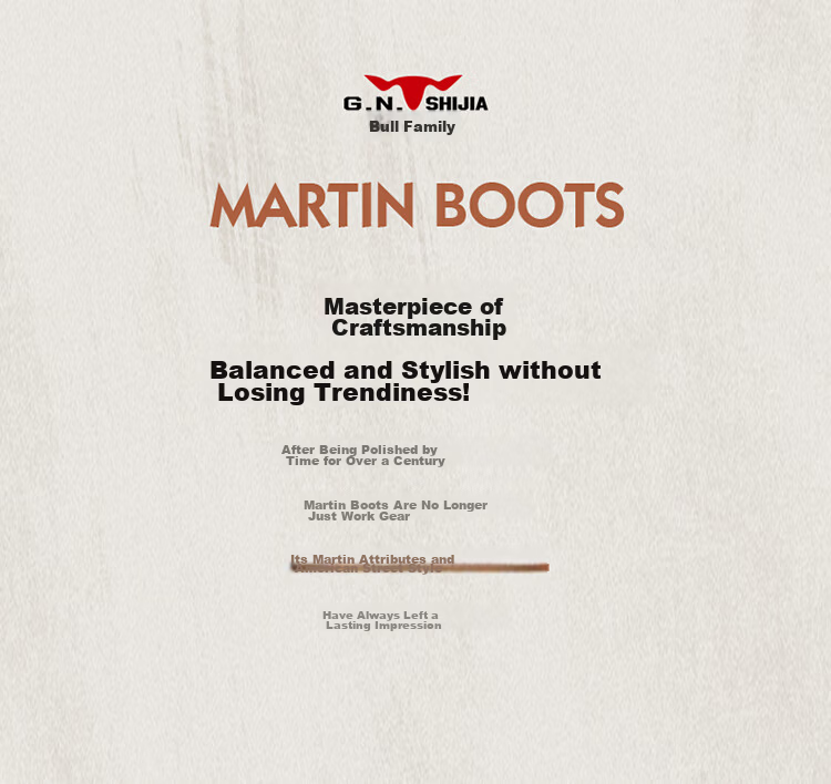 Bull Family Autumn Winter New Martin Boots Men's Outdoor Trendy Work Boots Versatile Retro Mid-High Lace-Up Boots for Men 3