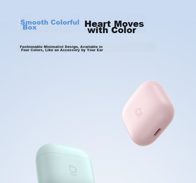 BASEUS W04 Semi-In-Ear True Wireless Bluetooth Earphones New Upgrade Premium Sound Quality 60H Long Battery Life Compatible with Apple Huawei Vivo Honor Oppo Phones Gift 21