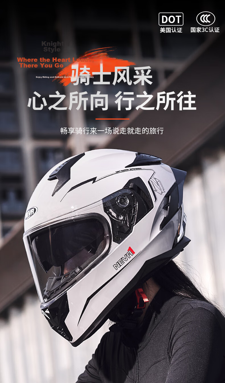 NEVA 3C Certified Motorcycle Helmet Unisex DOT Standard Full Face Double Lens Four Seasons Universal Motorbike Safety Helmet Matte Black Floral Silver Plated Lens 1
