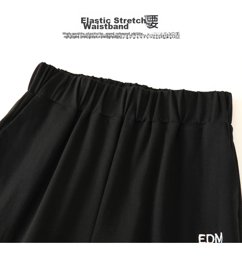 Langsha Women's Sports Shorts Pure Cotton Summer Thin Loose 2026 New Casual Five-Point Pants Trendy Ins Hong Kong Style Retro Mid-Length Shorts 8