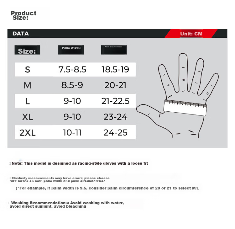 MOTOWOLF Motorcycle Summer Riding Gloves All-Season Universal Anti-Fall Breathable Carbon Fiber Protective Motorbike Gear for Men and Women 14