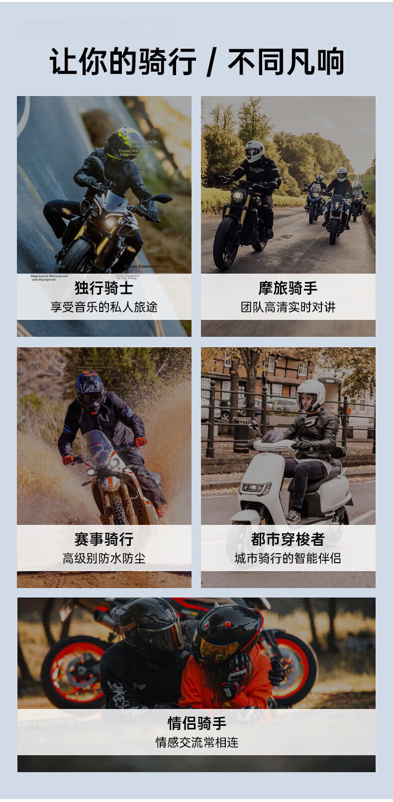 CARDO Helmet Bluetooth Headset EDGE + GOPRO HERO 13 Action Camera 3