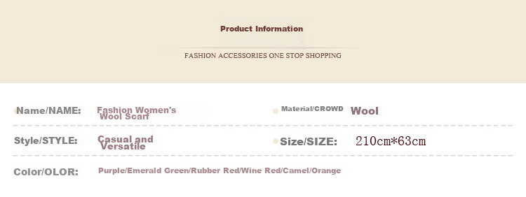 GLO-STORY Silk Wool Spring Summer Decorative Scarf Thin Mother's Day Gift Silk Scarf Women's Gift Box Success Design 2