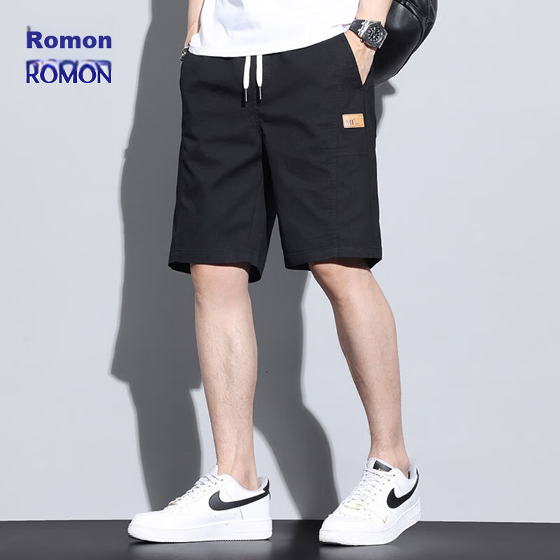 ROMON Men's Shorts 2026 Summer Loose Fit Five-Point Casual Sports Pants Father's Day Gift