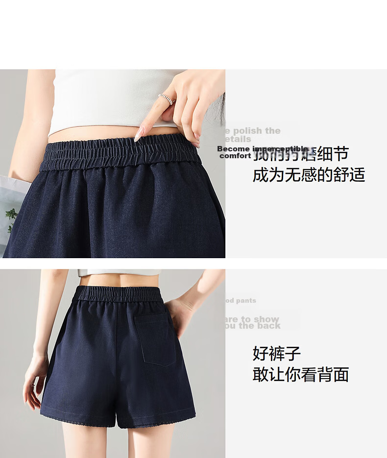 TonLion 2026 New Summer Casual Shorts for Women Korean Style Lazy Loose High Waist Fashionable Relaxed Fit Elegant 9