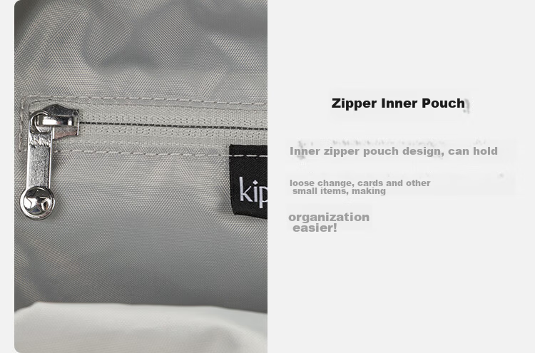 Kaplin Ezra S Metal Silver Travel Practical Trendy Commuter Backpack 11