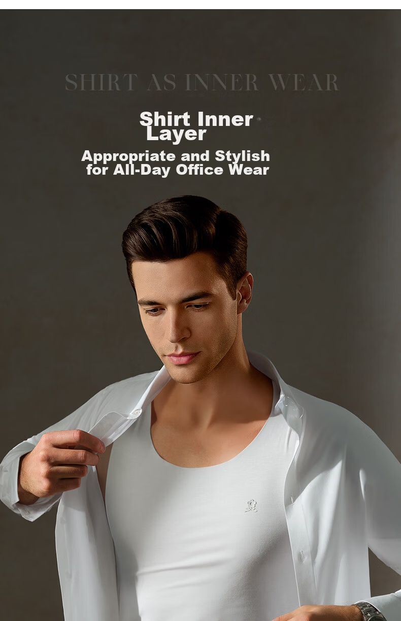 MONTAGUT 80s Modal Seamless Vest Men's Summer Thin Sports Fitness Ice Silk Cooling Tank Top 13