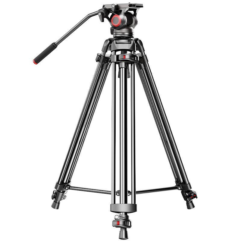 Milibo MTT615A Camera Lightweight Aluminum Alloy Tripod, Portable Photography Tripod for Mirrorless And DSLR Cameras, Bird Photography Camera Stand with Hydraulic Pan Head Kit