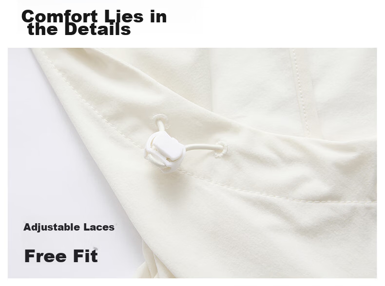 VVC Men's Summer Outdoor Ice Cooling Lightweight Breathable UV Protection Sun Protection Jacket Almond Beige XL 18