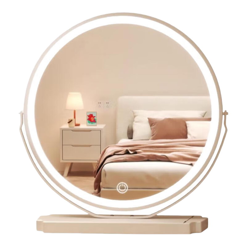 Fanyejia LED Smart Makeup Mirror, 40cm Dressing Table Large Mirror, Bedroom Desktop Makeup Mirror, Best Friend 520 Gift