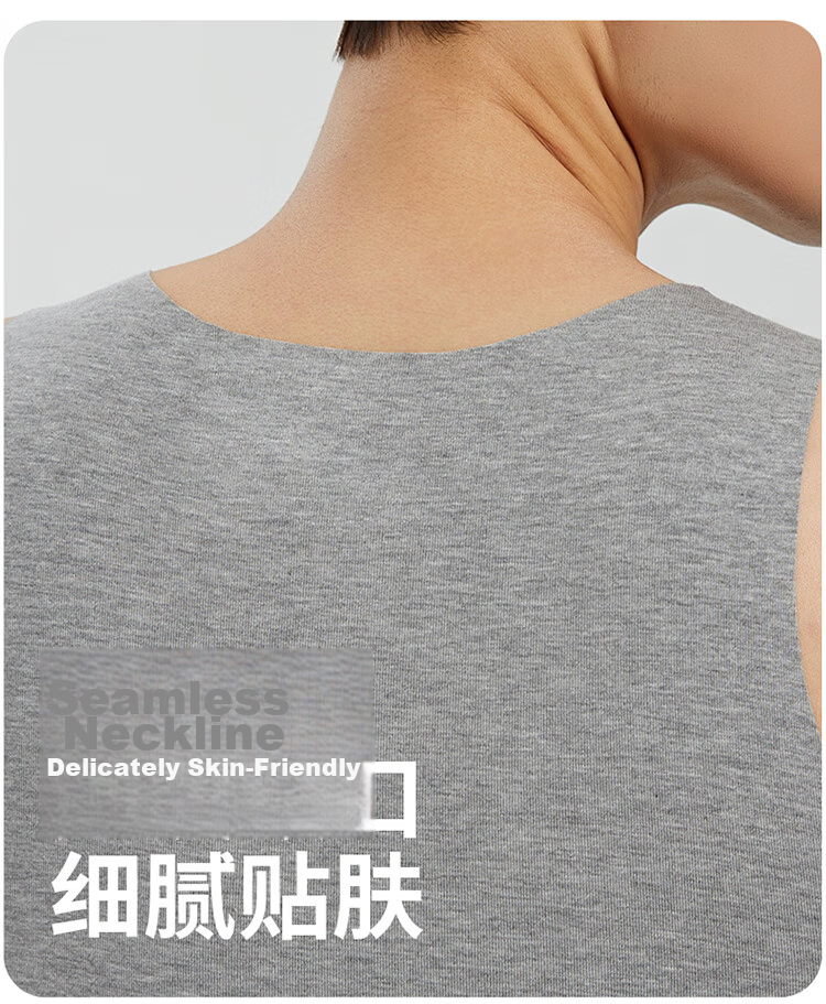Langsha Modal Men's Sleeveless Breathable Undershirt Anti-Mite Sports Fitness Tank Top 2026 Summer New Arrival 14