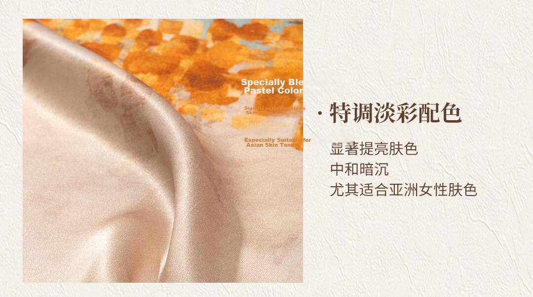 Shanghai Story 100% Mulberry Silk Double-Sided Printed Square Scarf Gift for Mom and Girlfriend Birthday 10