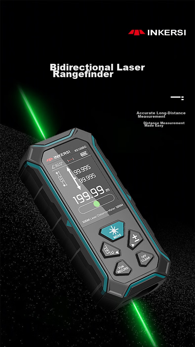 SNDWAY Yingsikes Two-Way Laser Distance Meter High-Precision Electronic Ruler with Magnetic Green Light KE60BG 1