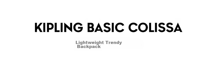 Kipling Large Capacity Lightweight Shoulder Bag Fashion Trendy Tote COLISSA Black and White Monogram Print Birthday Gift 1