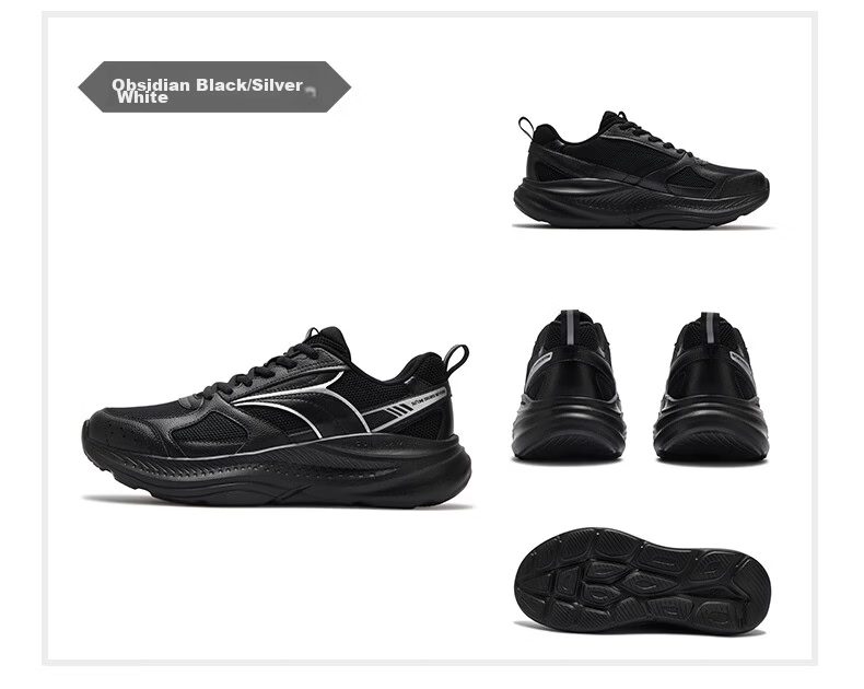361° Xingyue 1.5 Men's Sports Shoes Summer Breathable Lightweight Shock Absorption Running Shoes Wide Fit Commuter Shoes 672632225-1 34