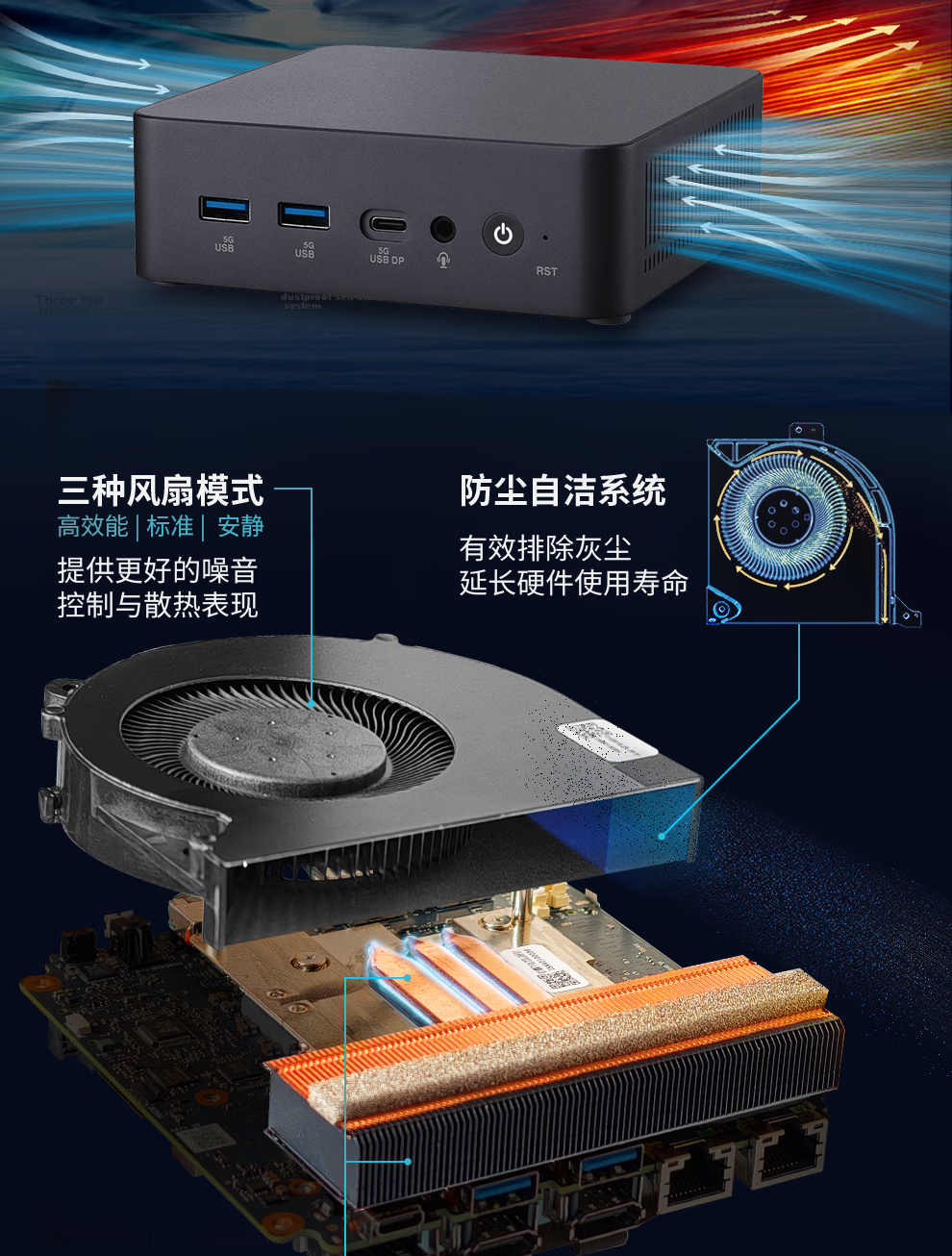 ASUS NUC16 Pro Mini PC High-Performance Business OpenClaw AI Office Desktop Computer (Ultra X7 358H 32GB 1TB) 10
