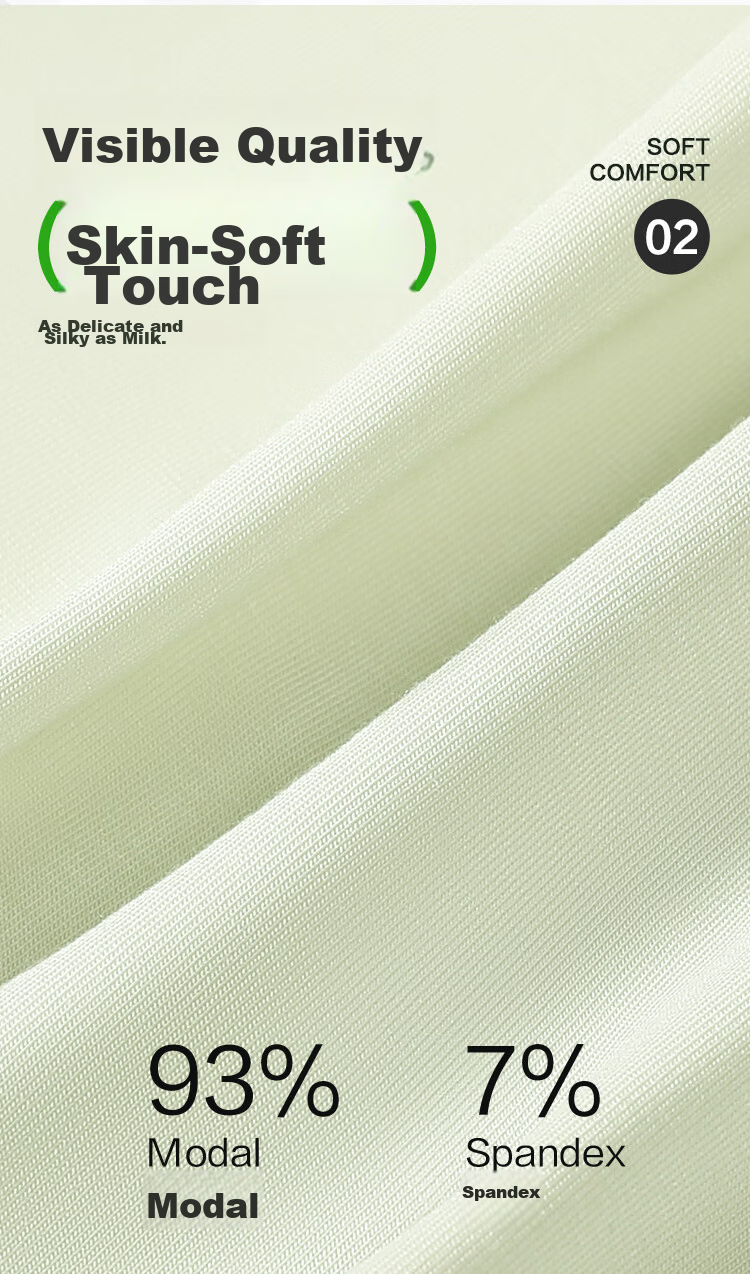 Hongdou 10A Mulberry Silk Antibacterial Gusset 40S Modal Cooling High Elastic Seamless Extended Gusset Women's Briefs 3