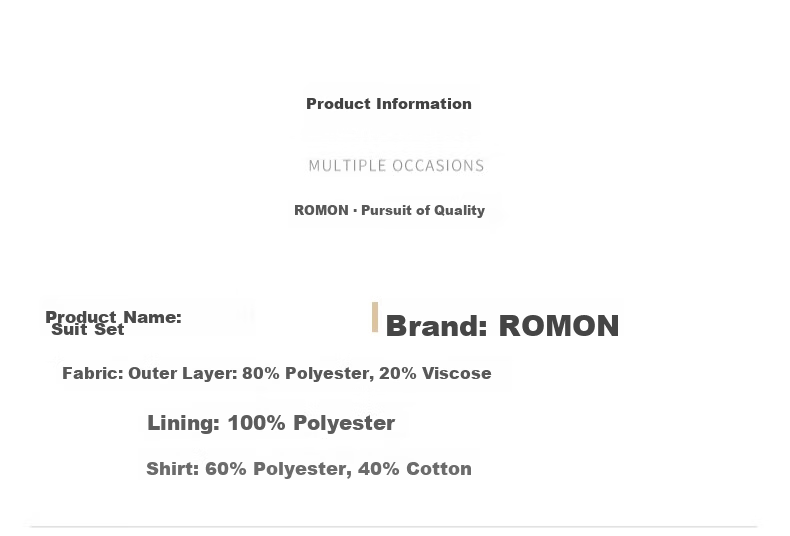 ROMON Boys' Suit Set Graduation Performance Host New Chinese Style Children's Formal Wear Black 140 14